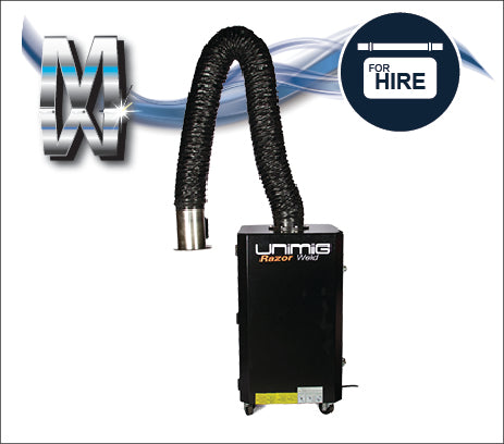 UNIMIG RAZOR FUME EXTRACTION CART 3M ARM 240V