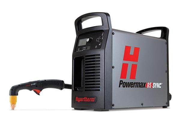 HYPERTHERM POWERMAX 105 SYNC SYSTEM, 230-400V 3-PH, CE 75 DEG HH TORCH 7.6M
