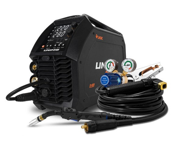 UNIMIG RAZOR MULTI 220 PFC MIG TIG STICK WELDER PACKAGE