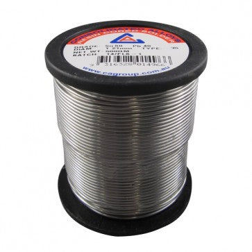 CONSOLIDATED ALLOYS 60/40 TIN/LEAD COILS  1.6MM SOLDER X 500g
