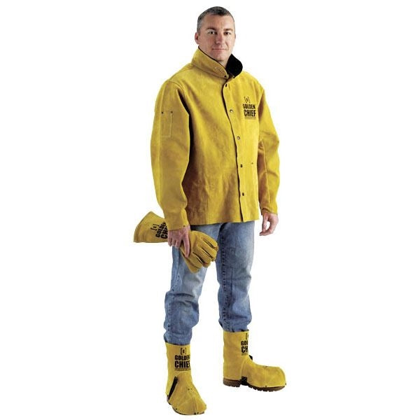 ELLIOTTS GOLDEN CHIEF WELDING JACKET - (M)