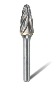 BORDO TREE RADIUS NOSE ALU. TUNGSTEN CARBIDE BURR