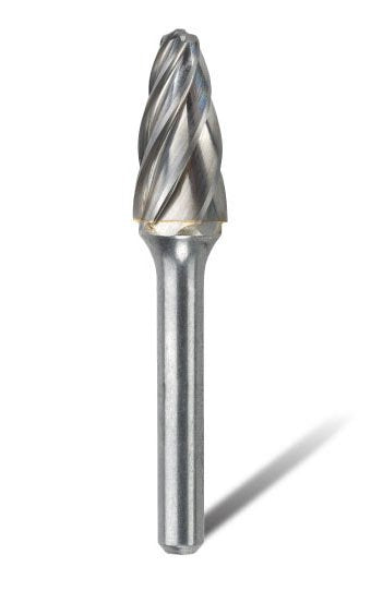 BORDO TREE RADIUS NOSE ALU. TUNGSTEN CARBIDE BURR