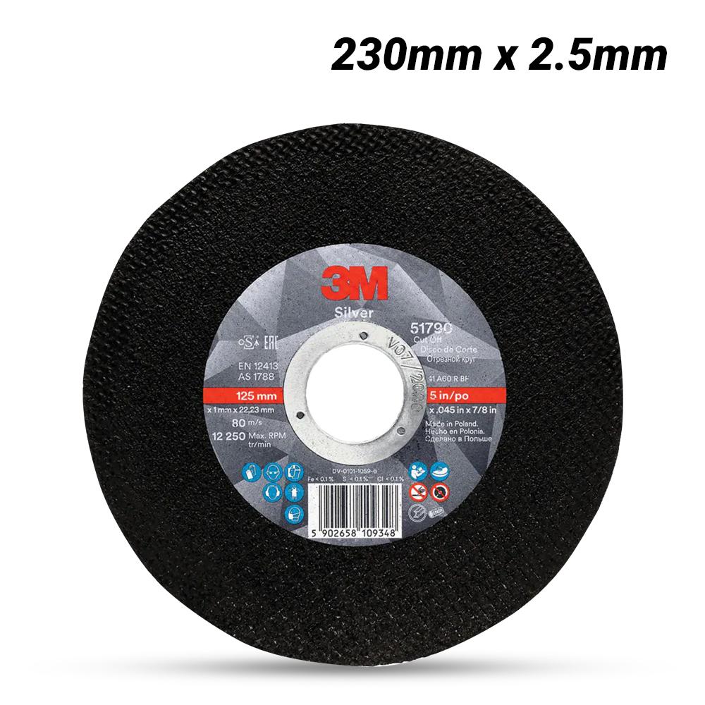 3M SILVER CUT OFF DISC 230 X 2.5 X 22MM