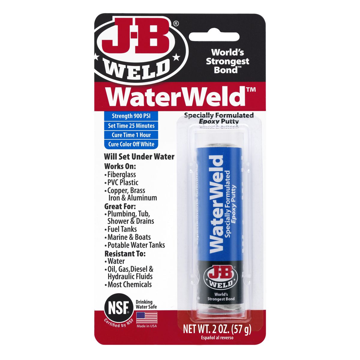 JB WELD WATERWELD PUTTY