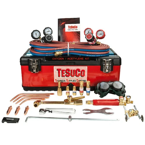 TESUCO WELDING, HEATING & CUTTING PROFESSIONAL SERIES GAS KIT OXY/ACETYLENE