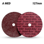3M SCOTCH BRITE DISC 127MM X 22 MAROON MEDIUM