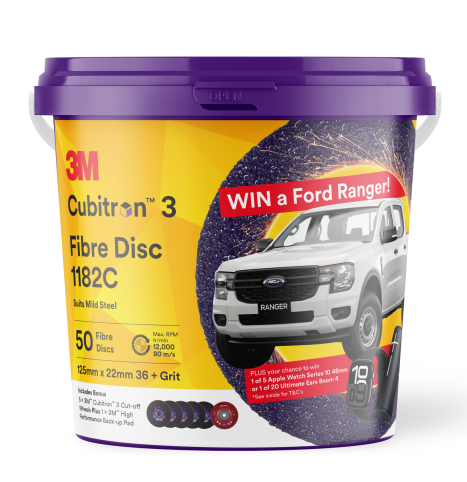 3M CUBITTRON 3 1182C FIBRE DISC BUCKET – Migwell Australia