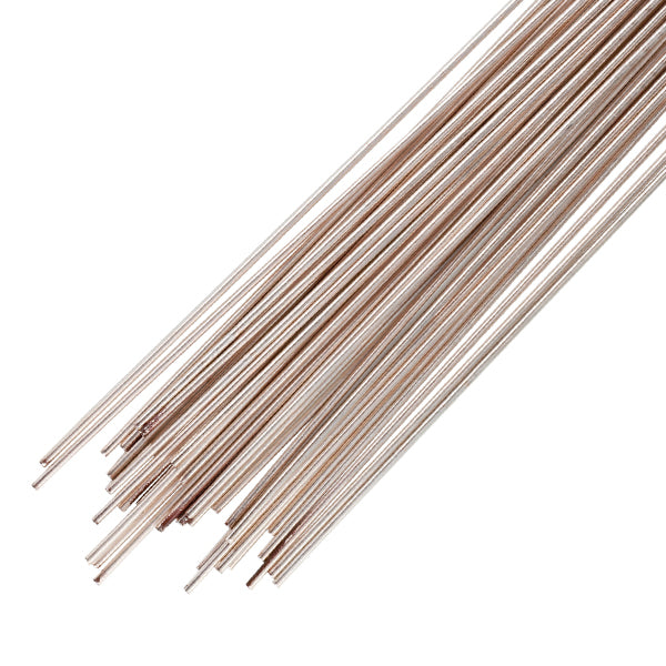 BOSSWELD SILVER BRAZING RODS 2% SILVER X 2.0MM (5 ROD PACK)