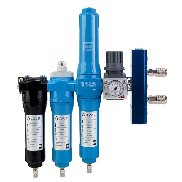 SPEEDGLAS BA AIR SUPPLY FILTER 4 STAGE 3 PERSON SYSTEN WALL MOUNT