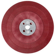 3M 180MM RIBBED RED BACK UP PAD