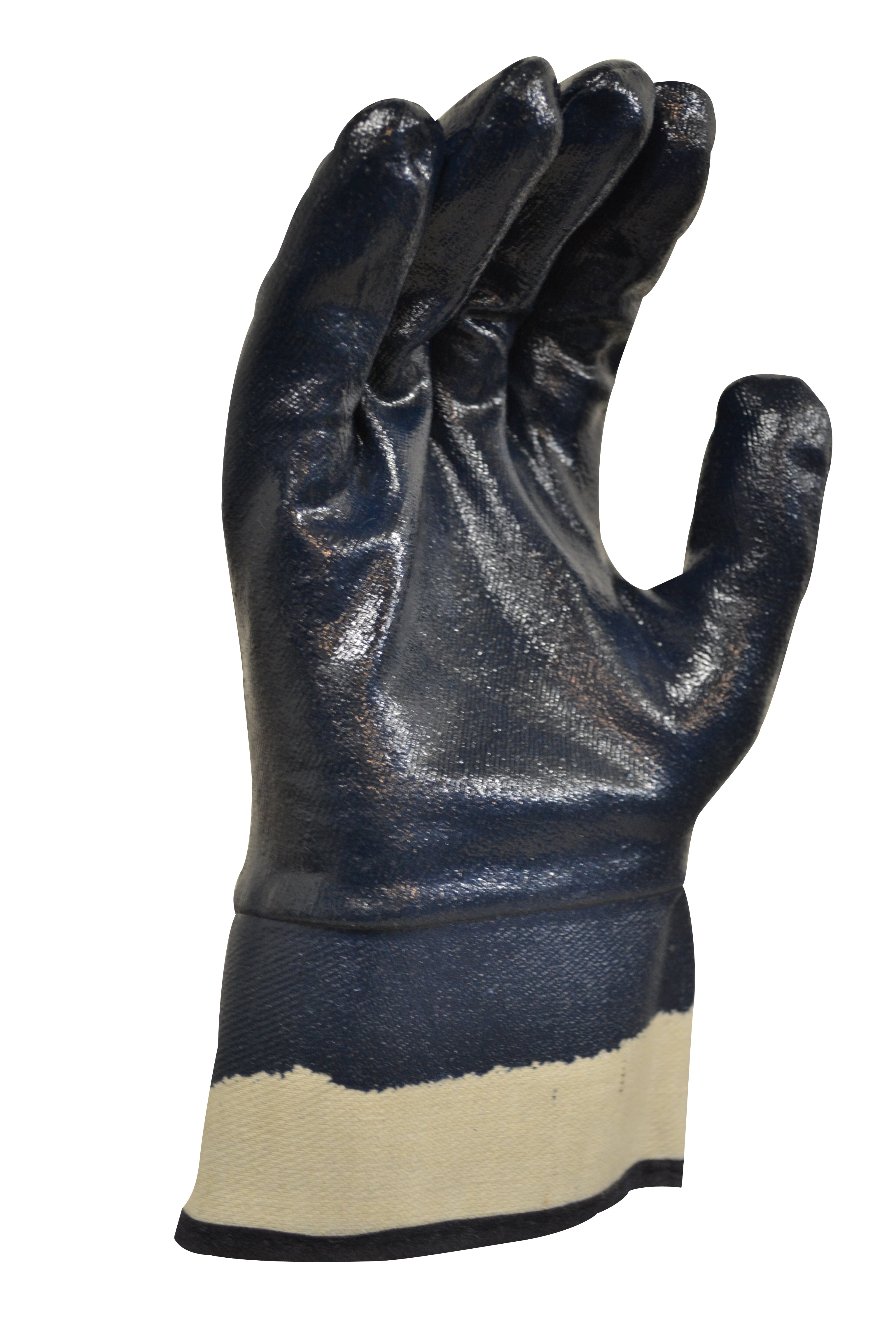 MAXISAFE BLUE KNIGHT COATED PVC GLOVES (XLARGE)