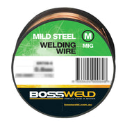 BOSSWELD 0.8MM MILD STEEL MIG WIRE - (5KG ROLL)