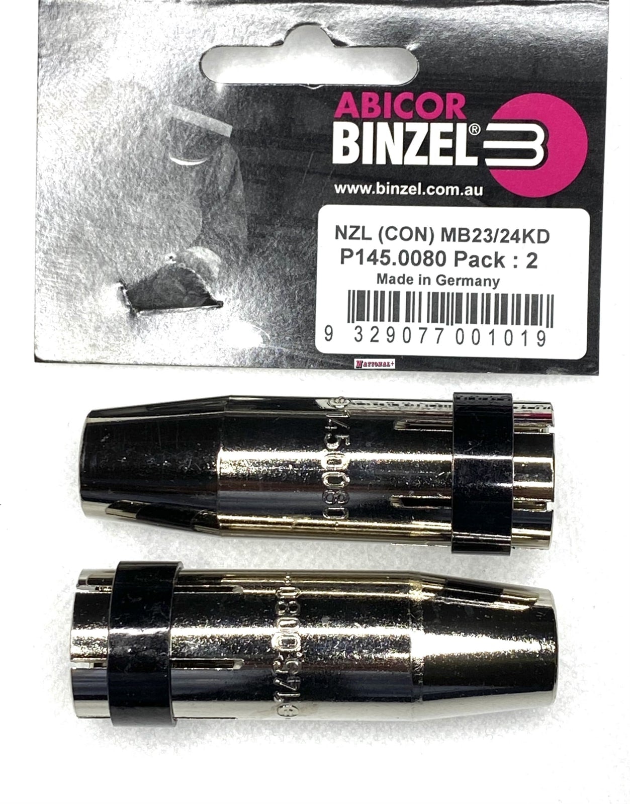 BINZEL NOZZLE CON MB23/24 (2 PACK)