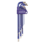 KINCROME BALL POINT HEX KEY SET LONG SERIES METRIC (9 PIECE)