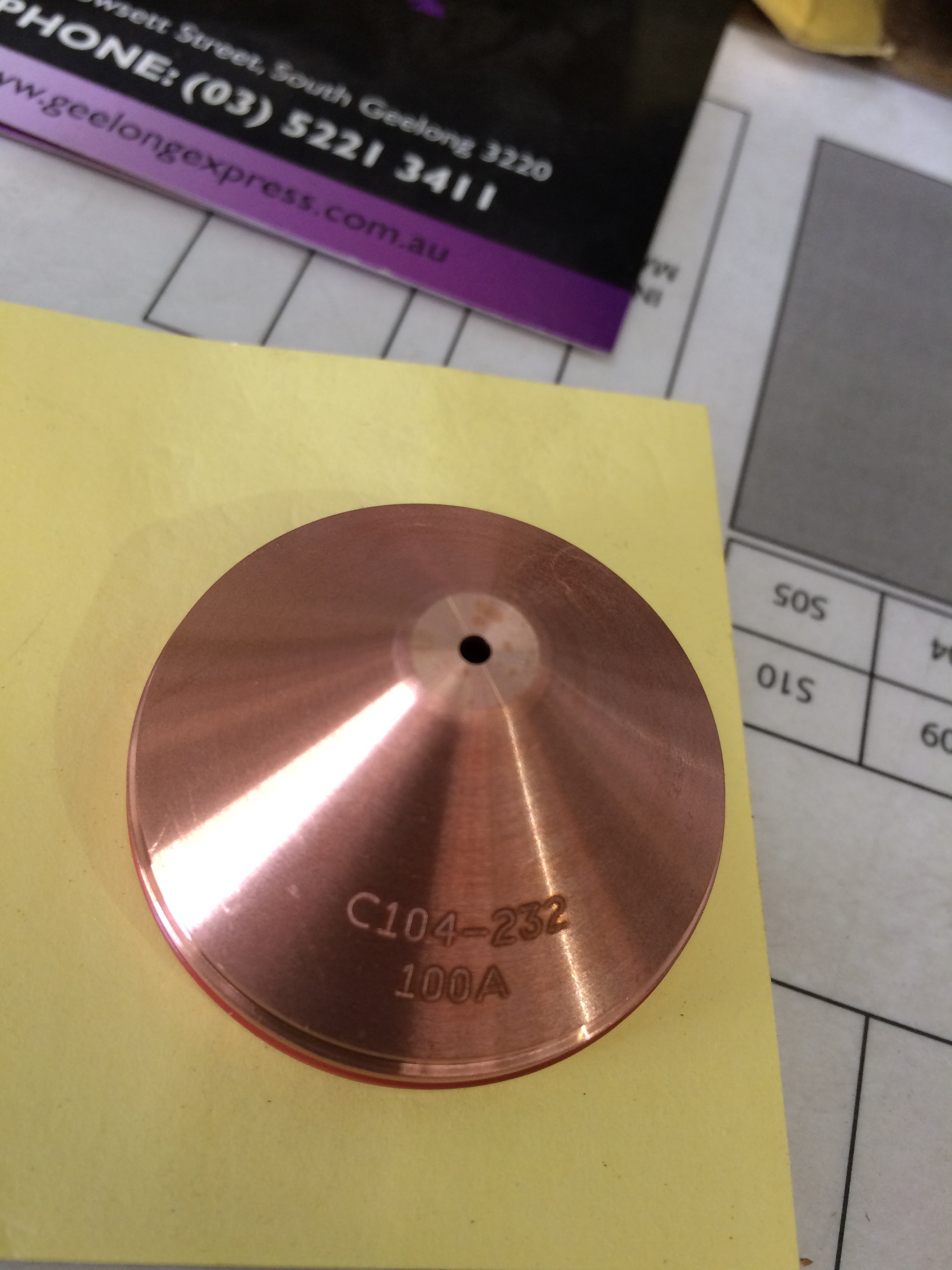 HYPERTHERM SHIELD CAP INNERLOGIC 100A M/S S/S ALU