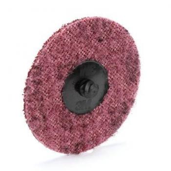 3M 75MM ROLOC DISC SC-DR MAROON SCOTCHBRITE DISC MED (05531)