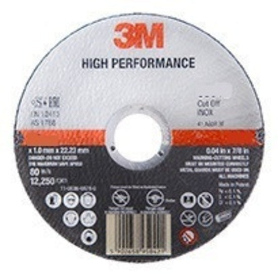 3M HIGH PERFORMANCE CUT OFF DISC 100 X 1.0MM