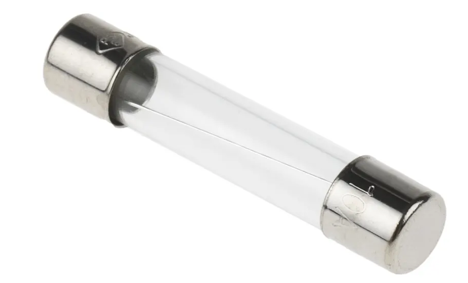 RS COMPONENTS FUSE GLASS 32MM X 6.3MM 10A