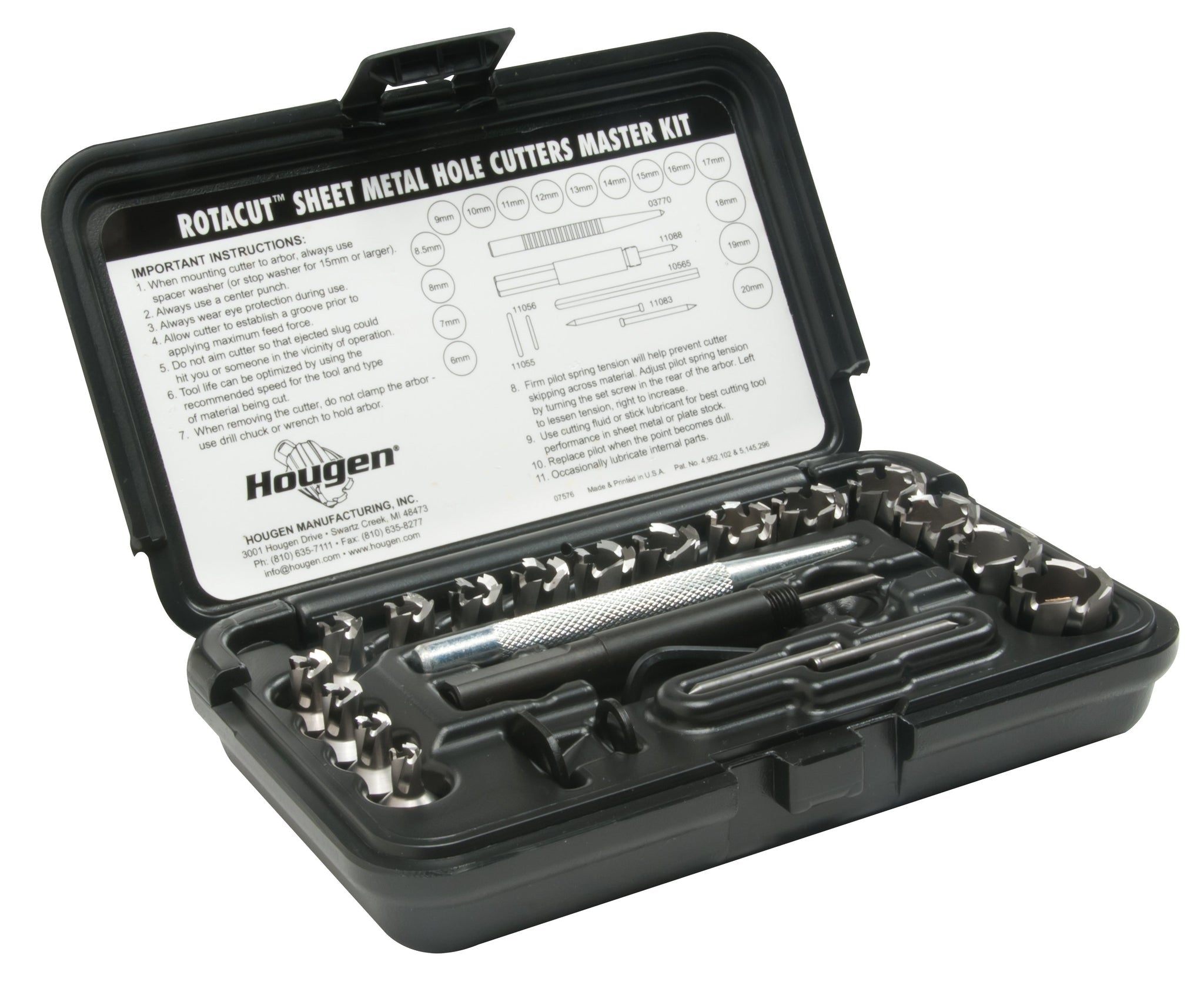 HOUGEN ROTACUT CUTTER MASTER KIT METRIC