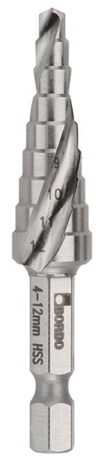BORDO SPIRAL FLUTE STEP DRILL 4 20MM