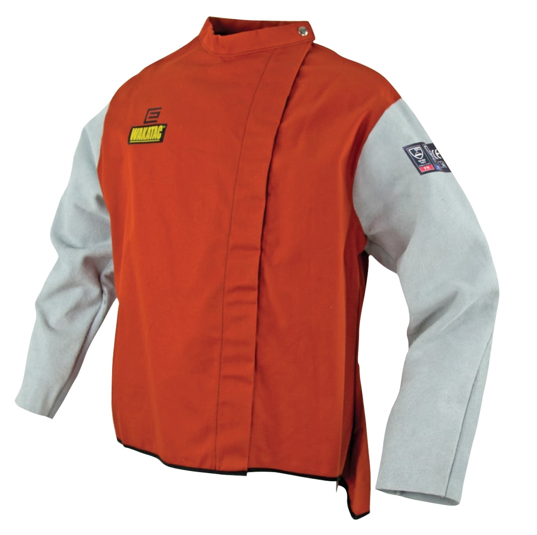 ELLIOTTS JACKET WAKATAC PROBAN WITH LEATHER SLEEVES - (2XL)