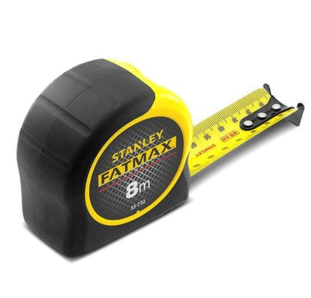 STANLEY TAPE MEASURE 8M FAT MAX