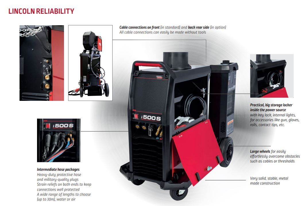 LINCOLN POWERTEC I500SLF-56D DIGITAL PACKAGE