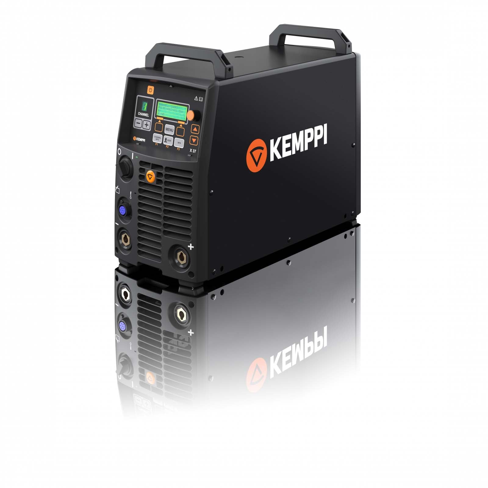 KEMPPI FASTMIG X 350 BLACK GAS COOLED PULSE MIG PKG (NO ROLLERS)