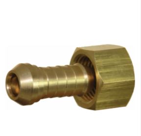 HARRIS BARBED NIPPLE X 12MM 1/2 INCH& 1/2 INCH R/H NUT KIT