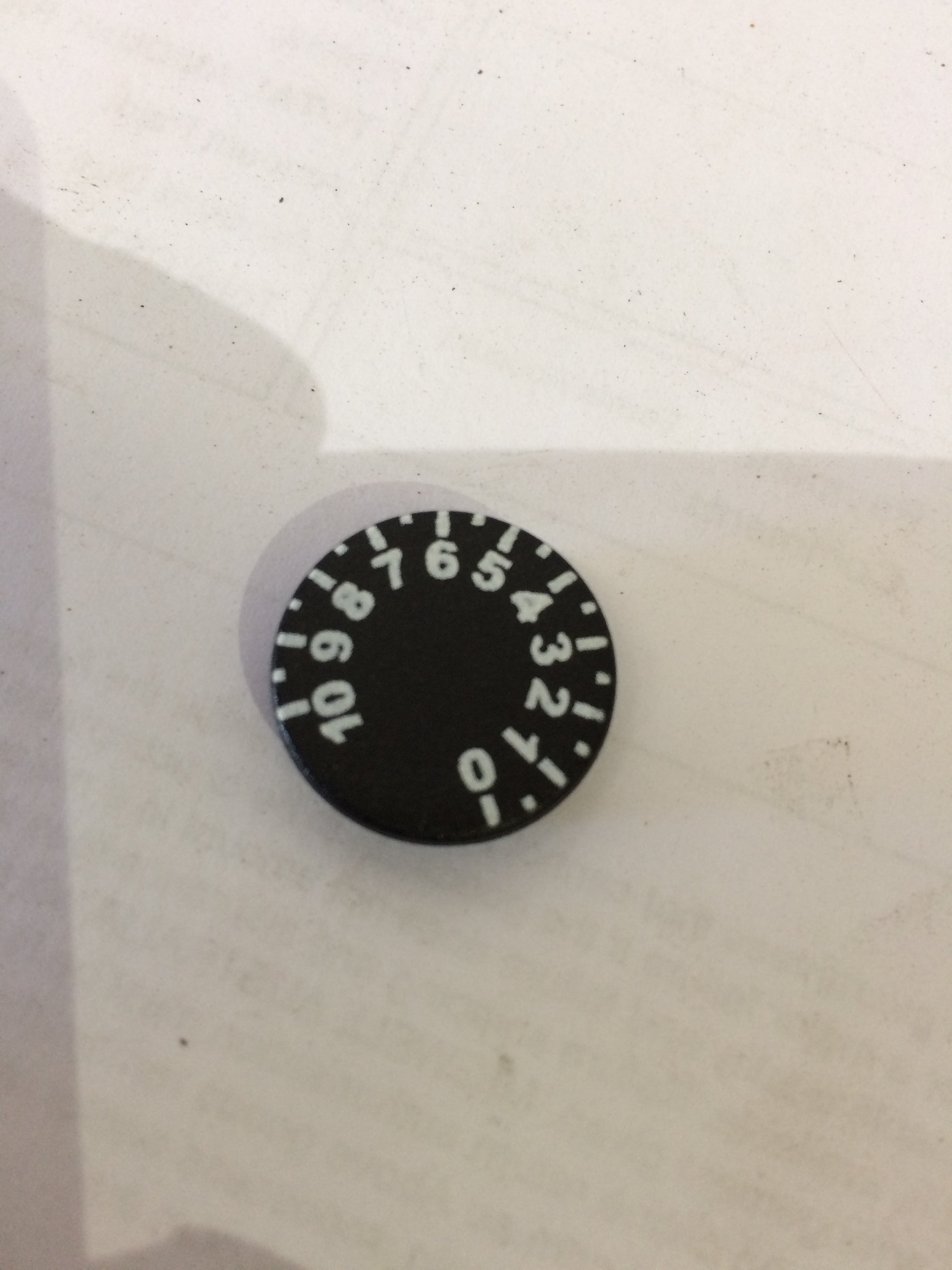 FRONIUS CONTROL KNOB COVER WITH SCALE PUSH PULL