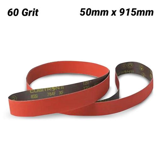 3M 50MM X 915 60 GRIT 784F CLOTH BELT