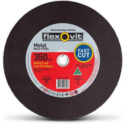 FLEXOVIT 356 X 3.8MM H/SPEED SAW CUTTING DISC- 20MM BORE 2035620