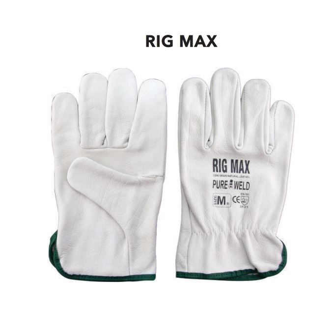 PURE WELD PREMIUM LEATHER RIGGER GLOVE LARGE