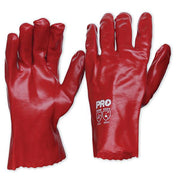 PROCHOICE PRO CHOICE PVC GLOVES - RED 27CM
