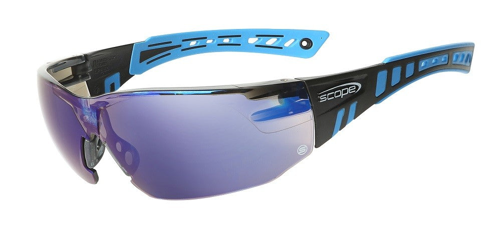 SCOPE SPEED BLUE MIRROR SAFETY GLASSES