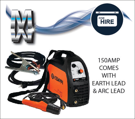 KEMPPI MINARC 150 ARC WELDER COMPLETE LEADS