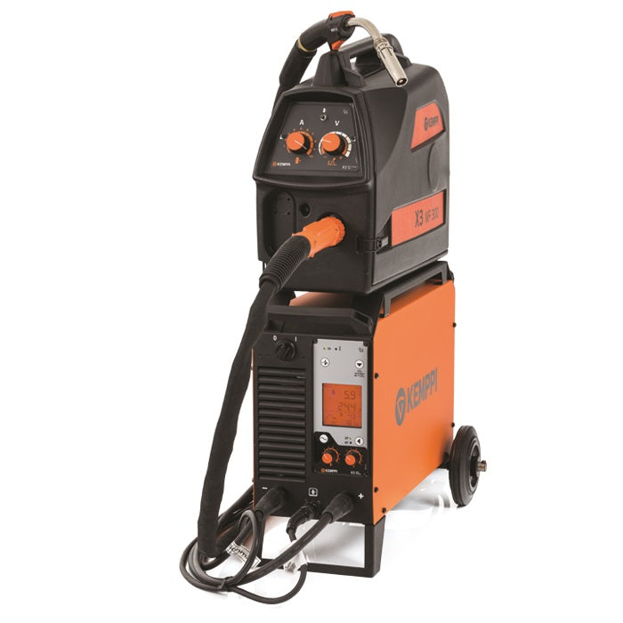 KEMPPI X3 400A GAS COOLED MIG PKG (WITH 1.2MM ROLLERS)
