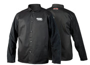 LINCOLN REDLINE TRADITIONAL FR SPLIT LEATHER SLEEVED JACKET - (M)
