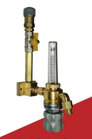 HARRIS 653 REGULATED FLOMETER 0-30LPM PIPELINE ASSEMBLY
