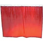 WELDING CURTAIN 1.8M X 2 RED IMP