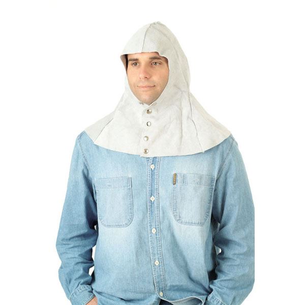 ELLIOTTS BLUE MAX LEATHER HOOD-SHOULDER COVER- STUD