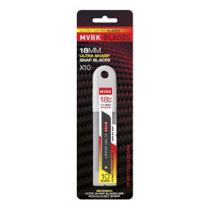 BORDO MVRK REPLACEMENT 18MM HEAVY DUTY SNAP BLADES (10 PACK)