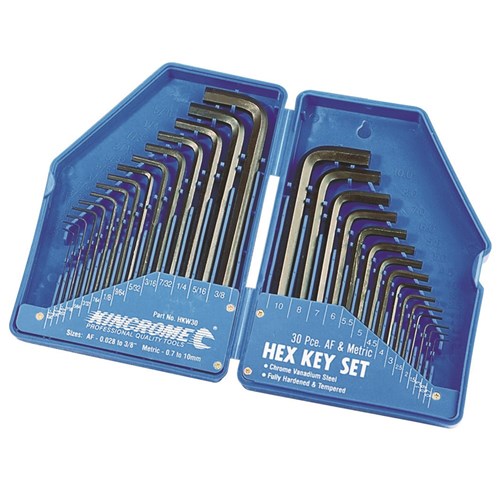 KINCROME HEX KEY WRENCH SET (30 PIECE)