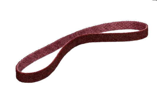 3M 610 X 25MM SCOTCH BRITE BELT MAROON MEDIUM