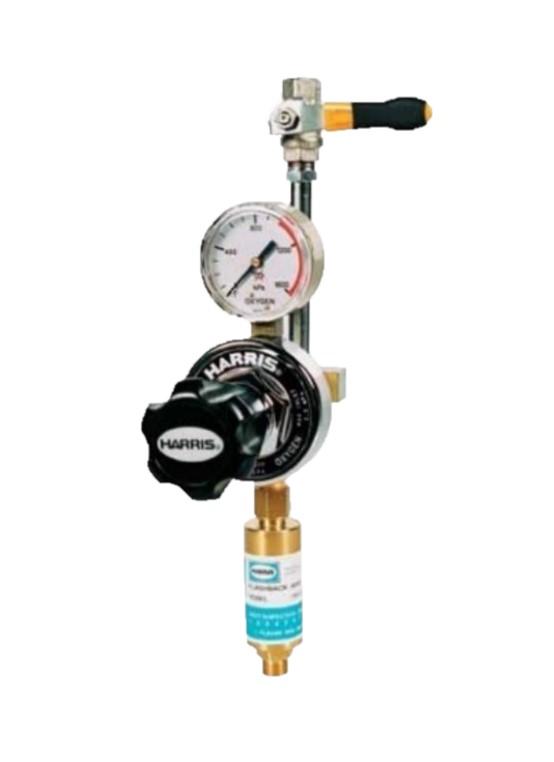 HARRIS 847 OXYEN PIPELINE REGULATOR C/W FBA