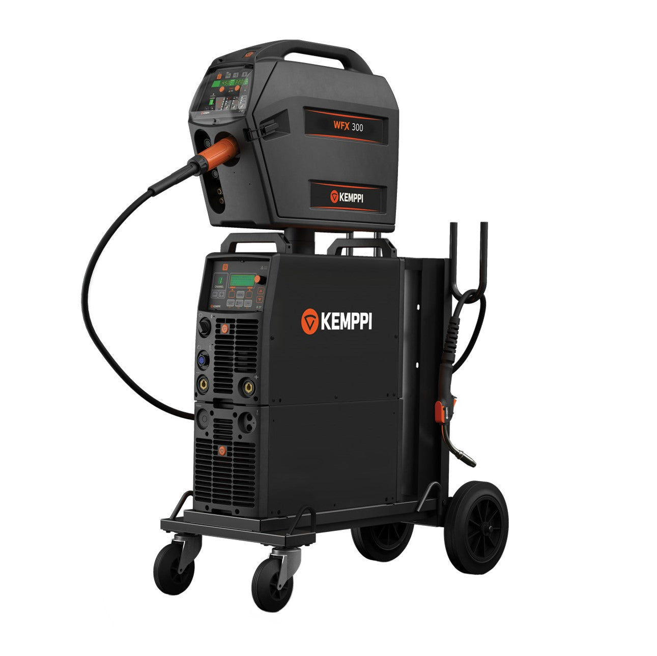 KEMPPI FASTMIG X 450 BLACK WATER COOLED PULSE MIG PKG (NO ROLLERS)