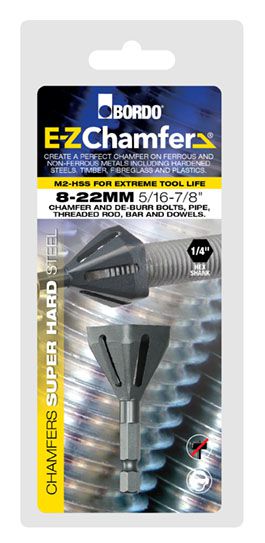 BORDO E-Z M2-HSS CHAMFER TOOL 8-22MM