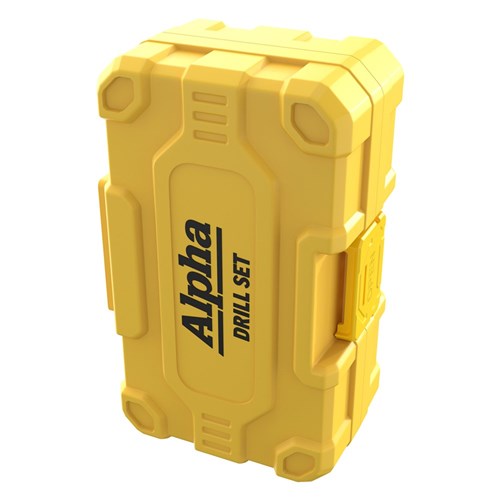 SHEFFIELD 25 PIECE / ALPHA GOLD SERIES METRIC TUFFBOX PRO DRILL SET