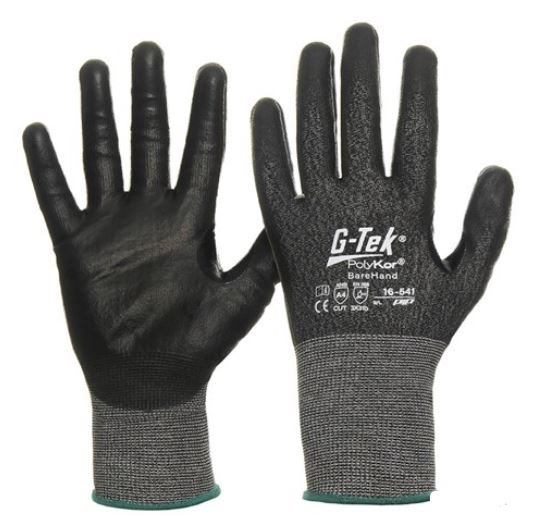 PROCHOICE G-TEK POLYKOR BAREHAND CUT D GLOVE MEDIUM